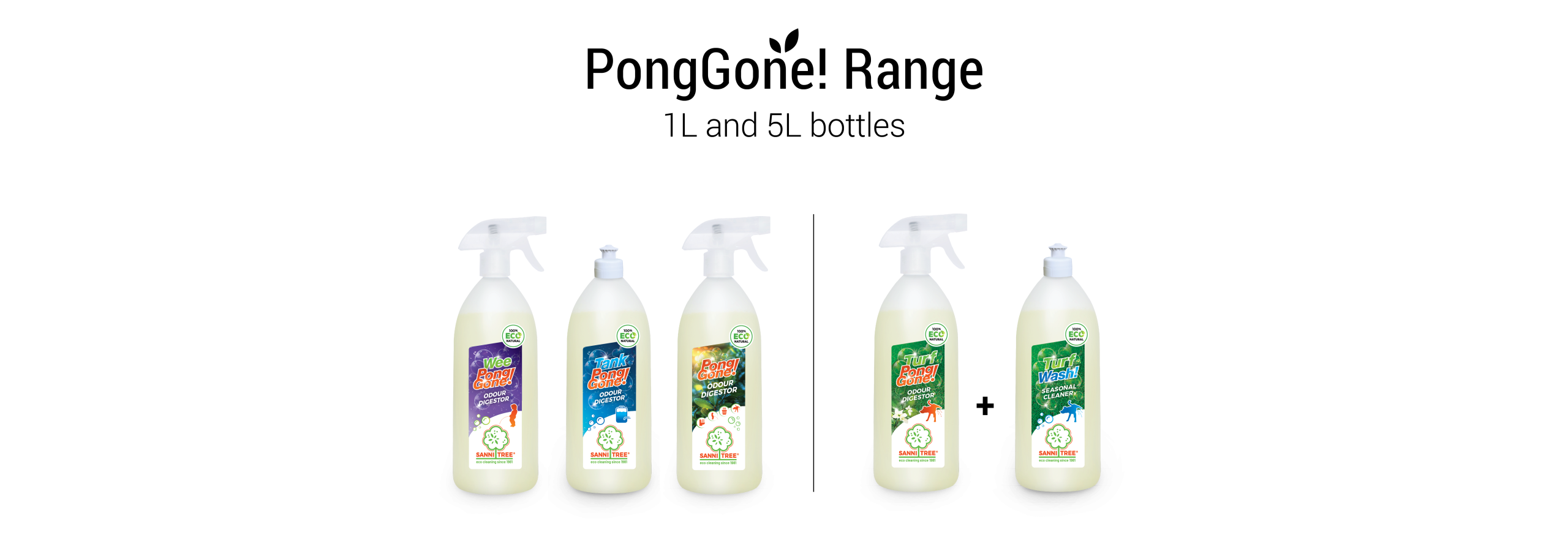 Pong Gone Odour Control Range